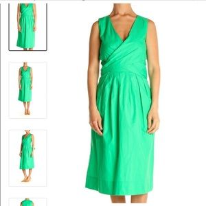 NWT, Adorable Green J. Crew Wrap Dress Size 4
